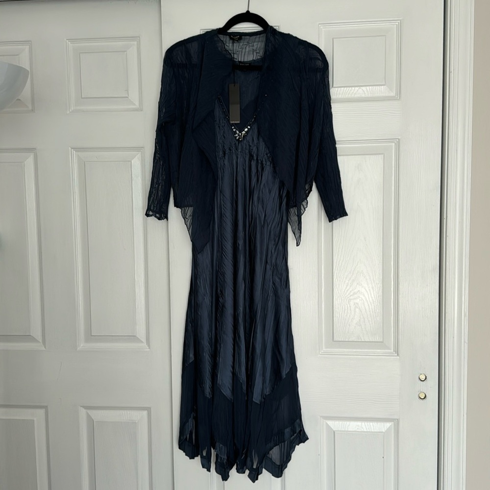 Komarov Cocktail dress , beautiful blue , size medium dress
